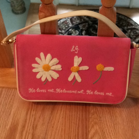 Lulu Guinness of London HE LOVES ME/NOT Pochette!! - Picture 14 of 14